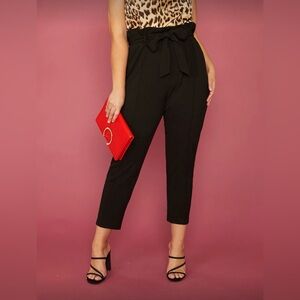 Black Paperbag Wait Women’s Pants